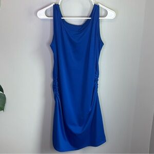 PatPat Royal Blue Sleeveless Bodycon Ruched Maternity Dress Womens Size M